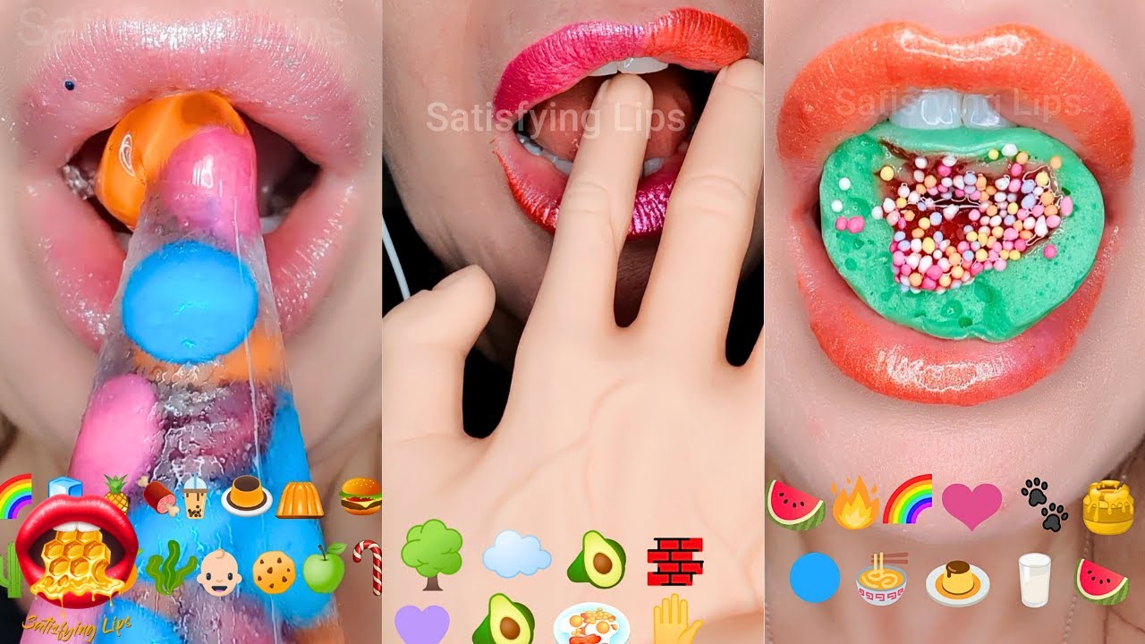 1 HOUR FOR SLEEP RELAXING STUDYING Satisfying ASMR Mukbang Eating
