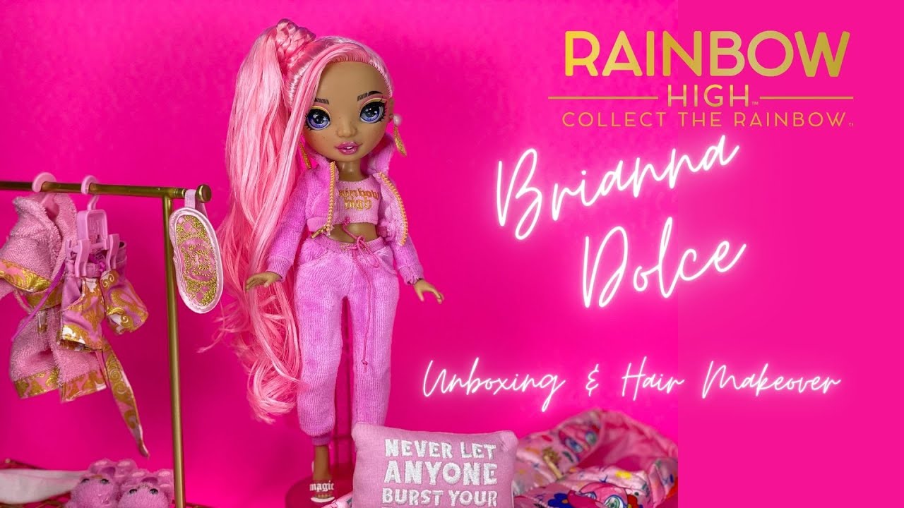 Rainbow High Slumber Party Brianna Dulce Unboxing and Hair Makeover !