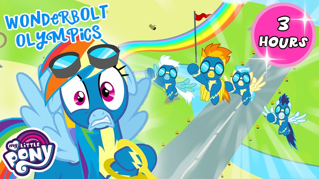 Wonderbolt olimpiadas 🏆🏅🎽⚽ | La Magia de la Amistad | My Little Pony en español | 3 HORAS