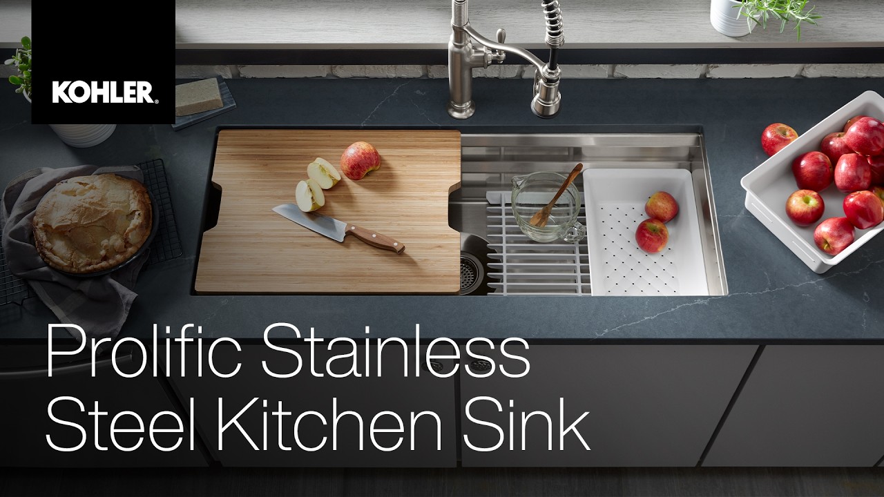 Prolific™ Stainless Steel Kitchen Sink - KOHLER