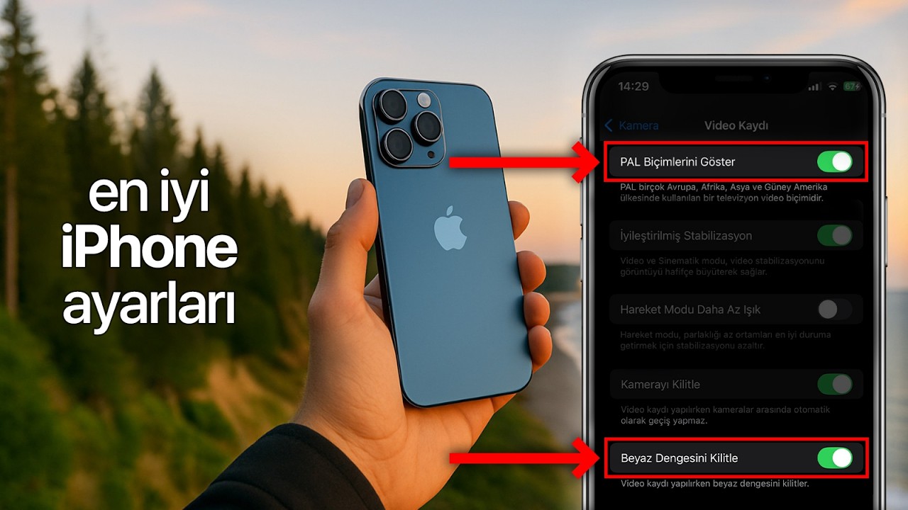 &Uuml;CRETSİZ Blackmagic Camera Uygulaması Nasıl Kullanılır? ✅ (iPhone Kamera Ayarları)