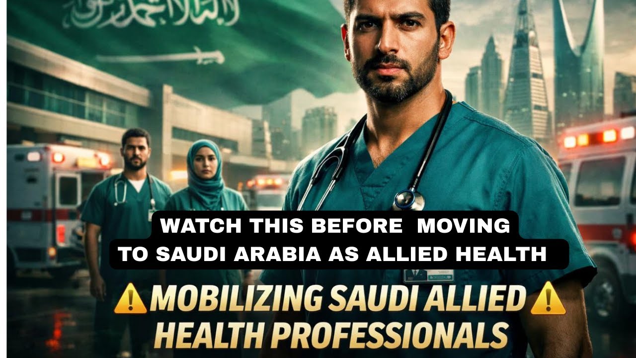 Watch This Before Coming to Saudi Arabia | Allied Health Professionals Guide