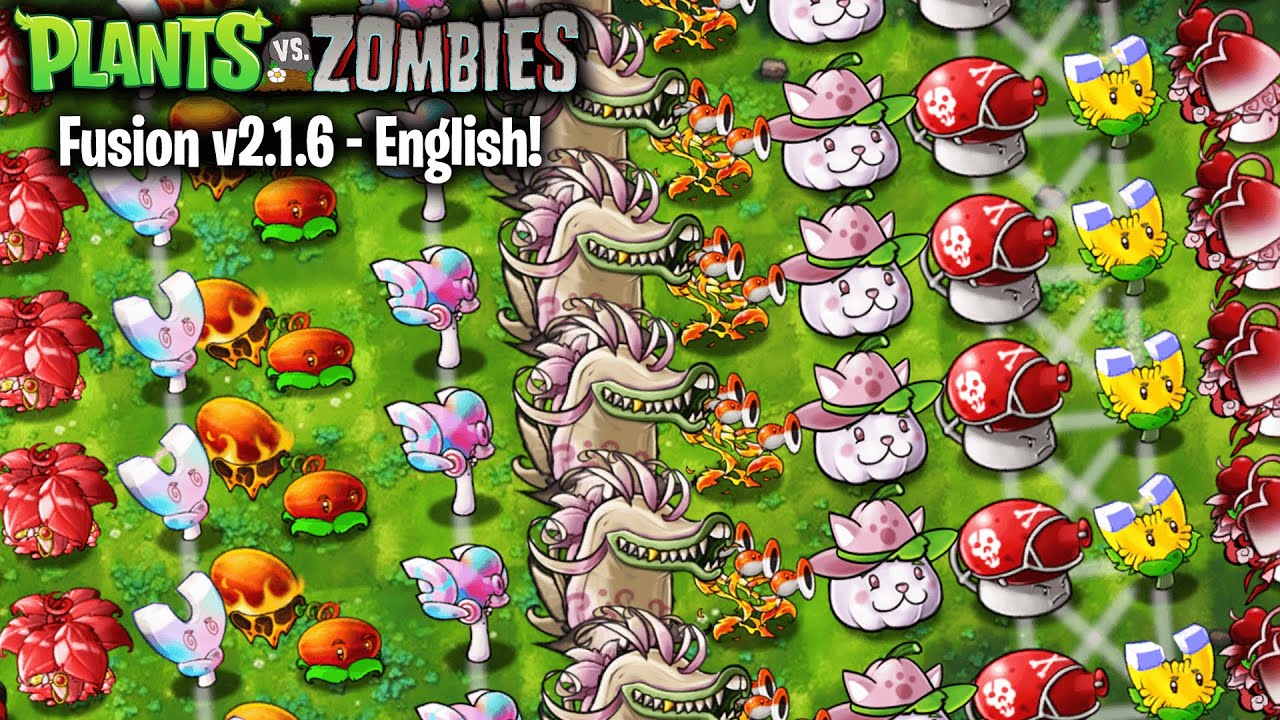 Plants vs Zombies Fusion v2.1.6 English Edition | Enchantress Shroom, Garlizilla & More | Download