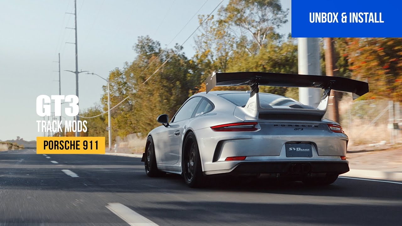 We Installed this huge APR wing on this Porsche 991 GT3 | SVB SVBimmer