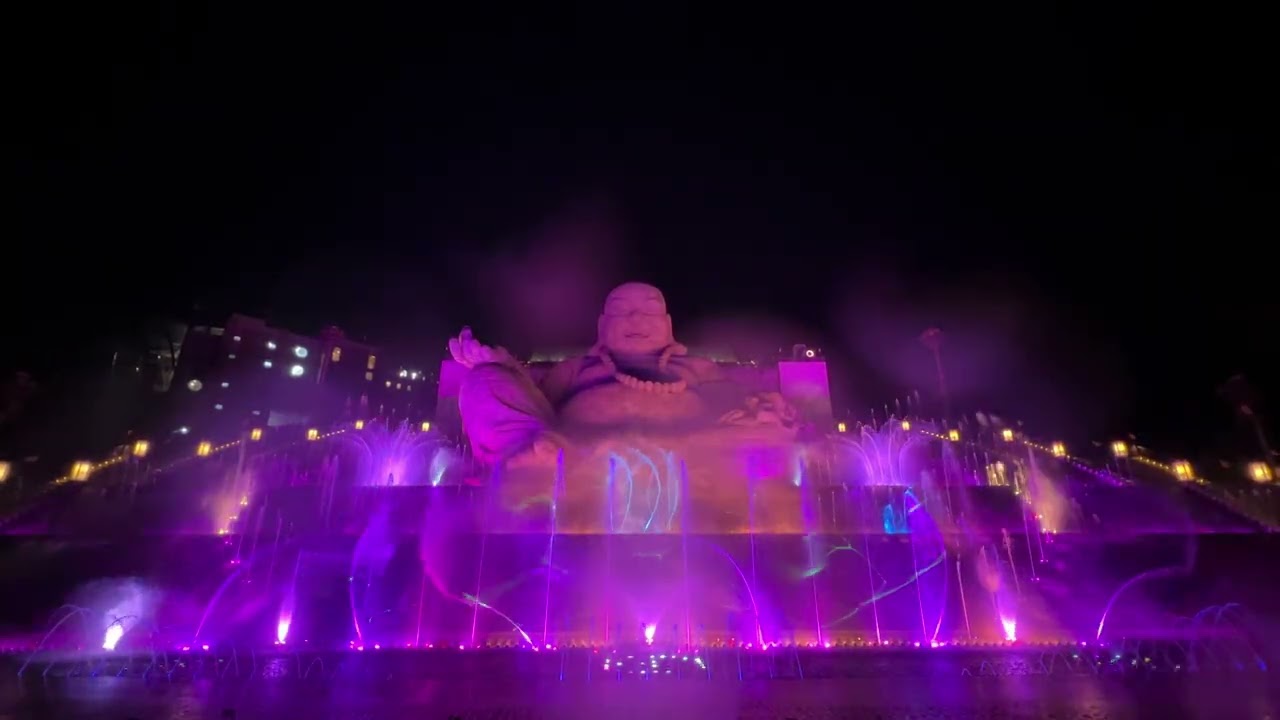 Cứ như ở thiên đường! Show nhạc nước Tượng Phật Di Lặc Núi Bà Đen cực phẩm | Tây Ninh 20.02.2026