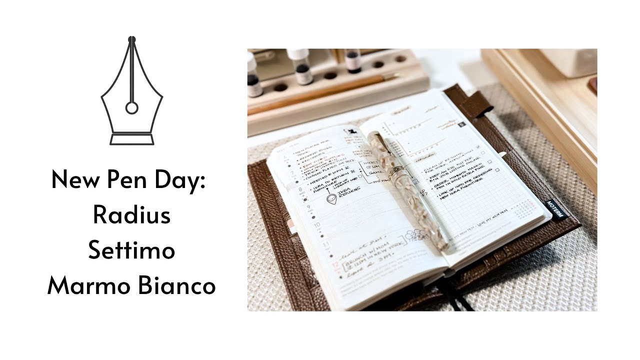 NEW PEN DAY - Radius Settimo Marmo Bianco Unboxing