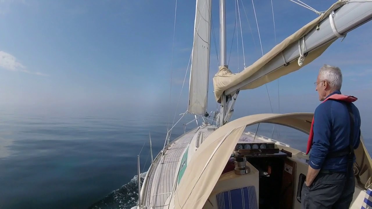 Sailing from Anglesey to Gigha overnight in mist. 2018
