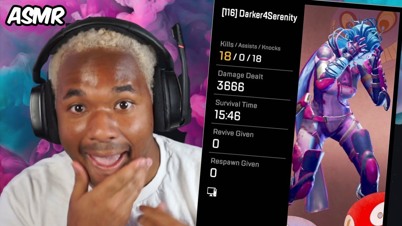 18 Kills Will Give You GUARANTEED Tingles - ASMR Apex Legends Commentary
