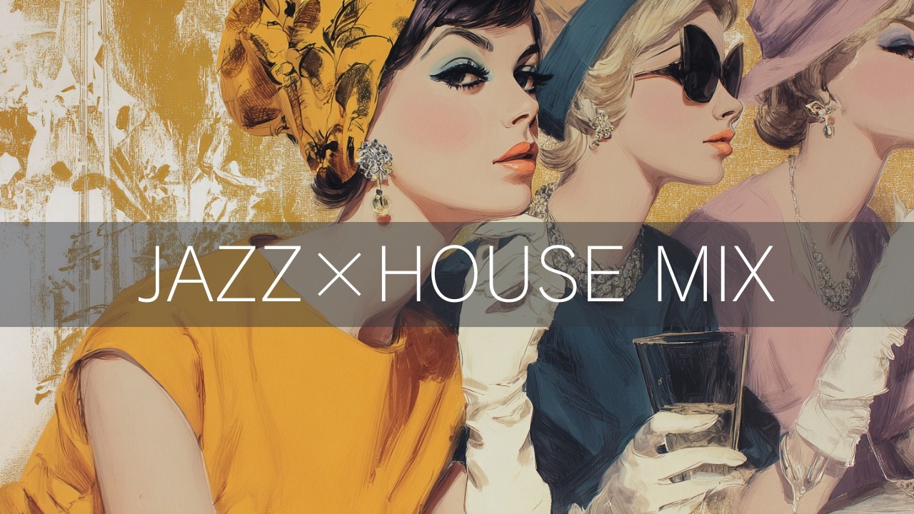 Jazz House Mix | (After Eight in Paris) Smooth Sax & Piano Set | ideal for Late Night Work & Lounge