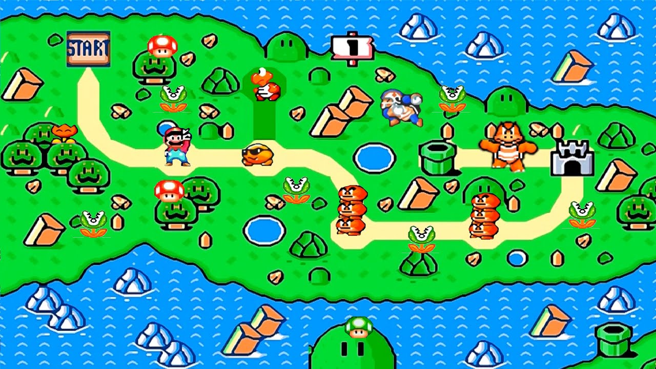 Super Mario World HD: An Amazing Mario Adventure 2: World 1: Abandoned Island