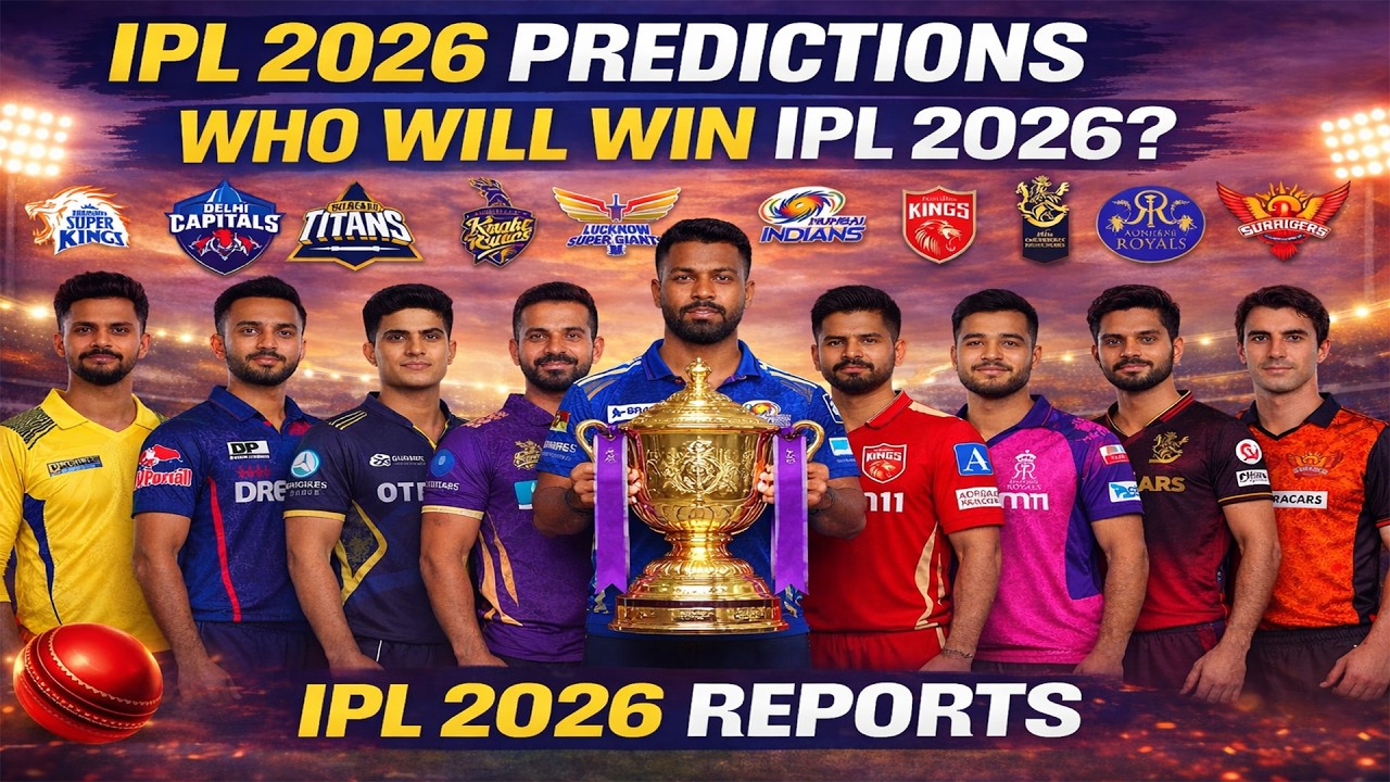 IPL 2026 Advance Predictions | Indian premier league 2026 Reports | Cup Winner | Icc WC 2026 Review