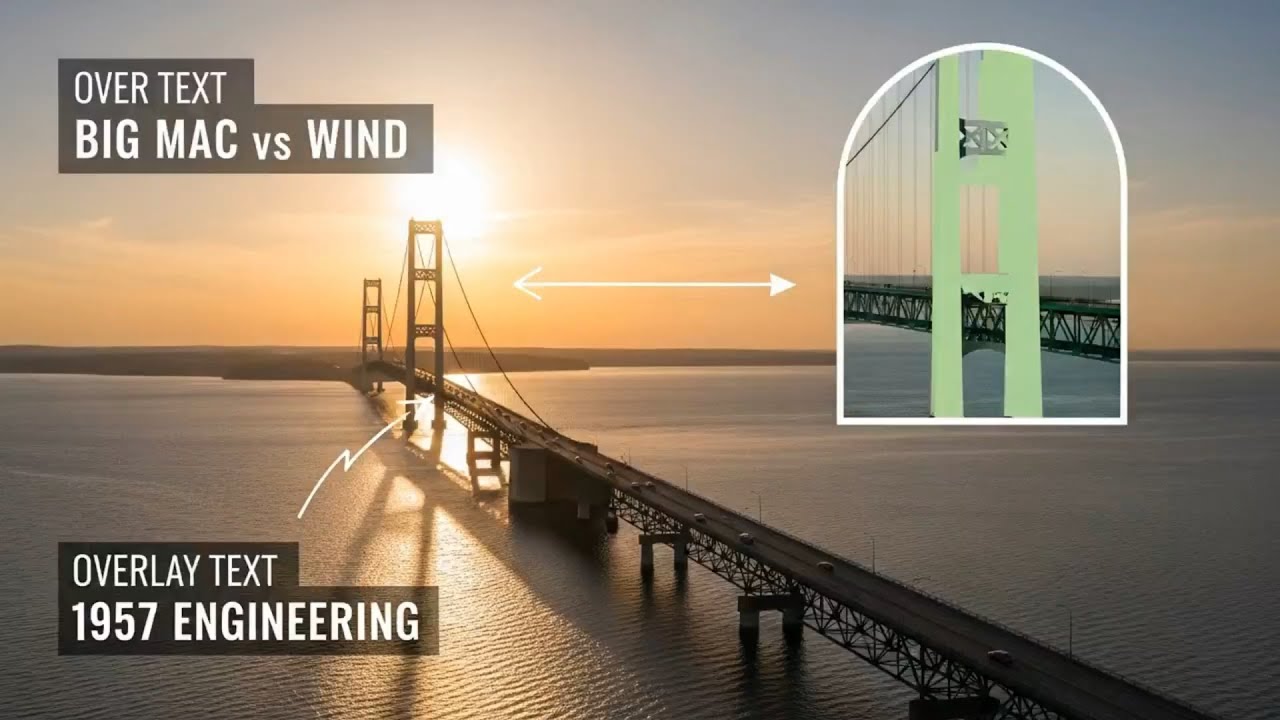 The Michigan Mackinac Bridge - Nickname: 