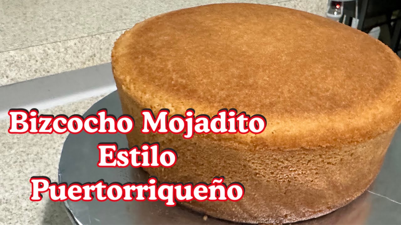 Bizcocho Mojadito Estilo Puertorriqueño 🇵🇷