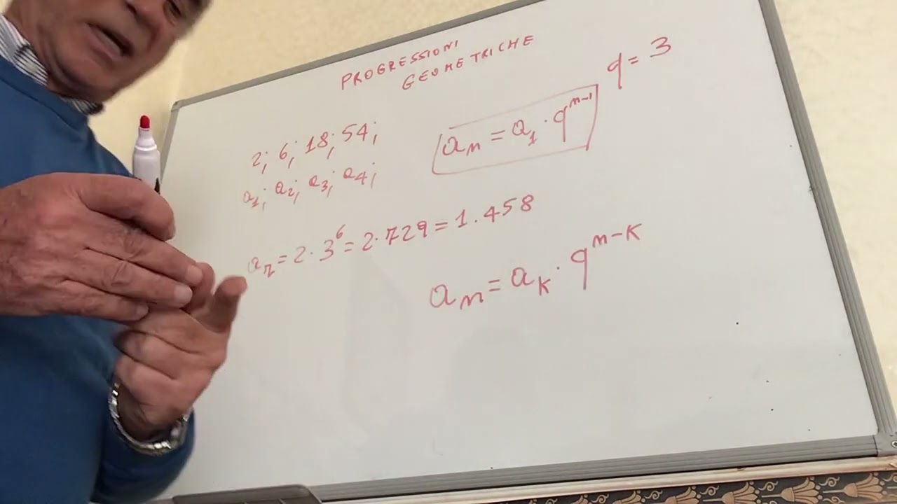 Progressioni geometriche - elementi - prof. Filippo Barbata