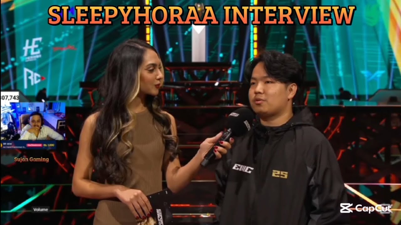Sleepy HORAA interview in eSports Worldcup 🔥❤️ #horaaesports #sleepyhora #interview 