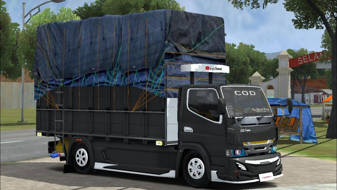 SEPESIAL MOD BUSSID TERBARU TRUK GAYOR || SHARE LIVERY MOD TRUCK CANTER SAMOK TRUK OLENG BUSSID