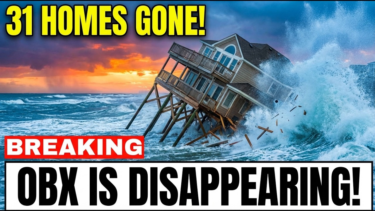 OUTER BANKS COLLAPSE ZONE — 31 Homes Have Collapsed Into the Ocean as Erosion Accelerates