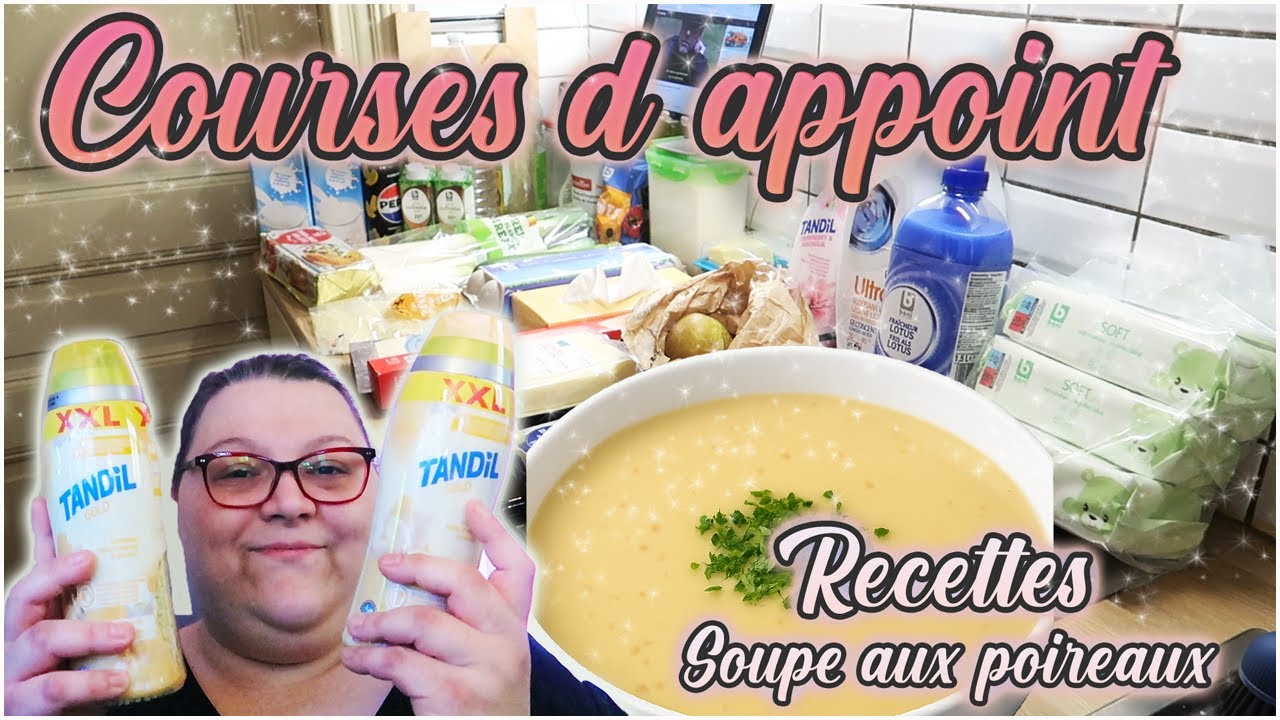 Courses d’Appoint Colruyt + Aldi 🛒 | Recette Soupe Poireaux Lardons Crème 🥣 + Vlog Papotage