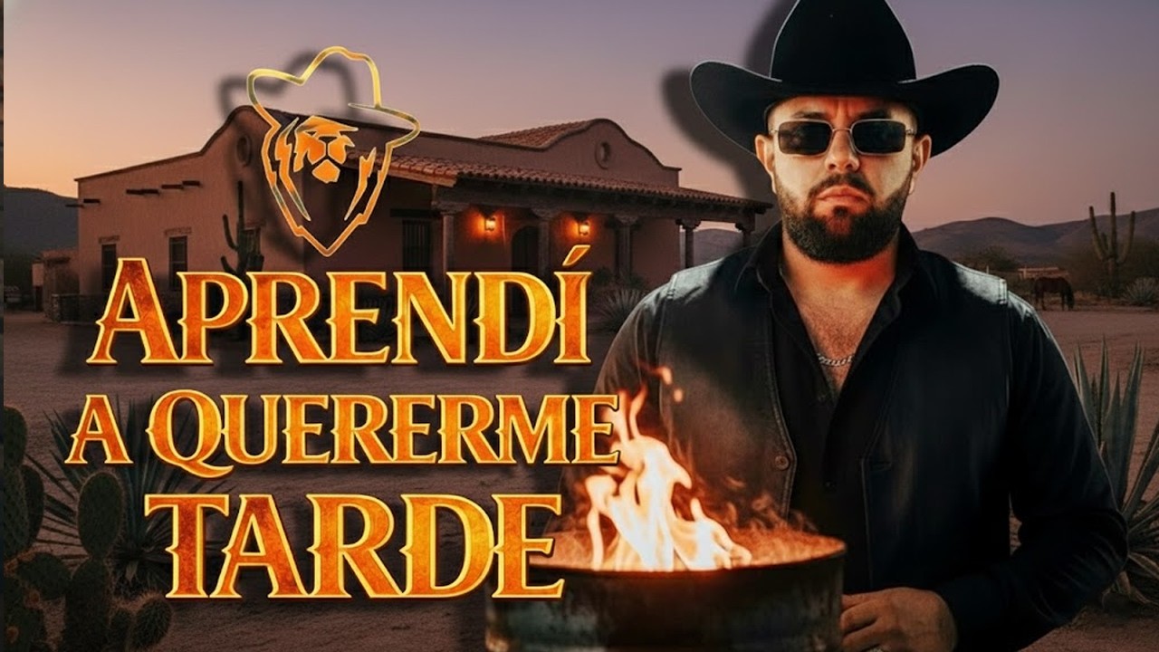 Carin León - APRENDÍ A QUERERME TARDE 🤍🥀| Regional Mexicano (AI Version)