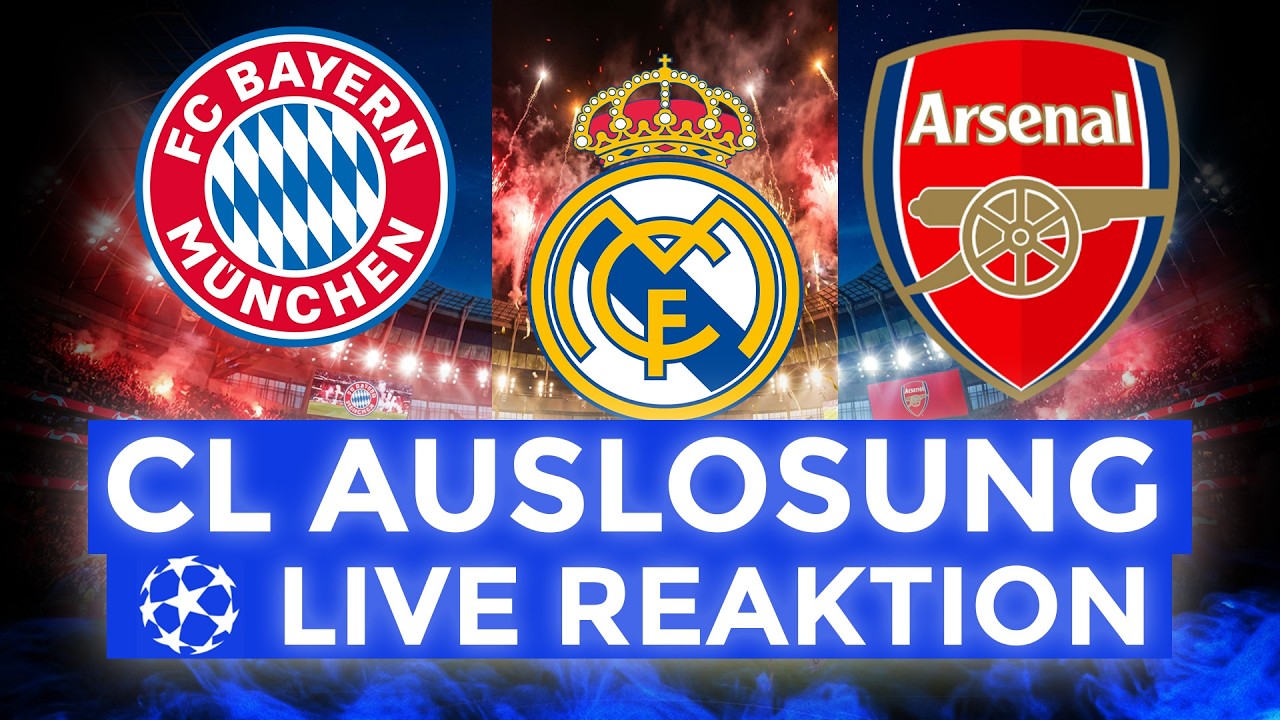 🔴 Champions League Achtelfinale Auslosung | Live Reaktion