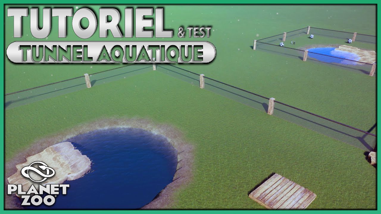 COMMENT CRÉER UN TUNNEL AQUATIQUE FONCTIONNEL ? | TUTORIEL et CRASH TEST | PLANET ZOO