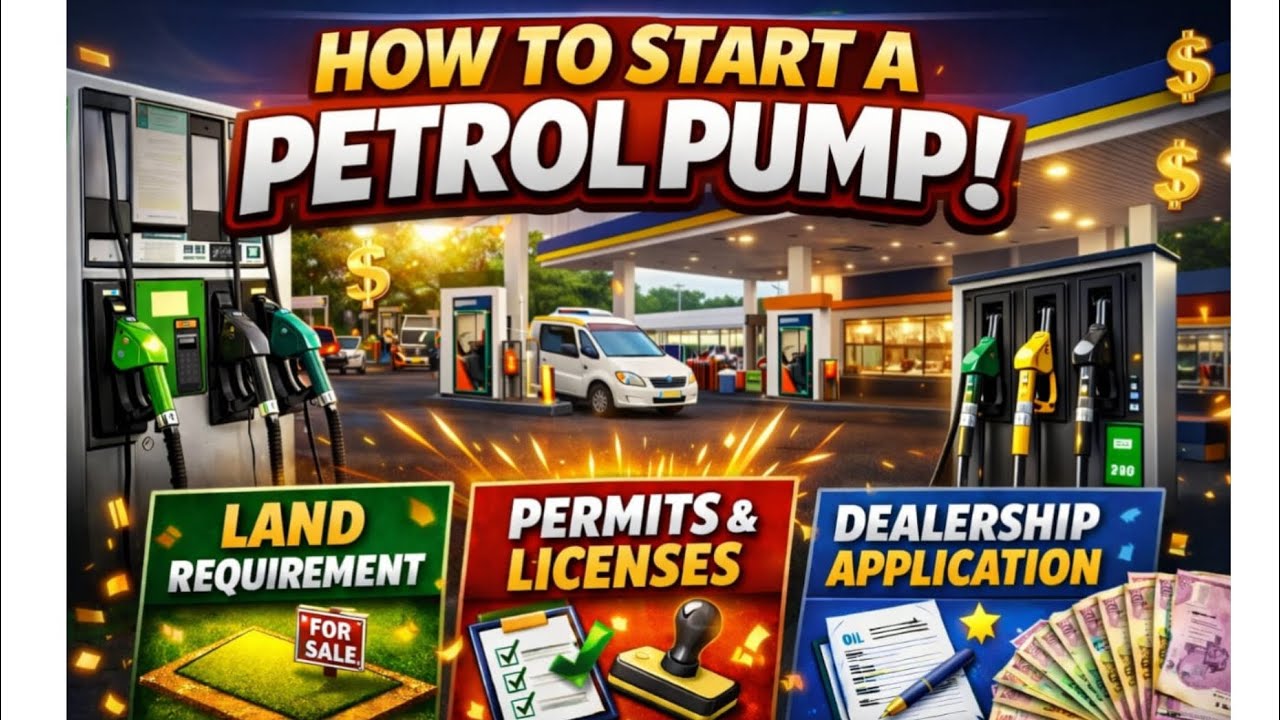 How to start Petrol Pump ⛽?