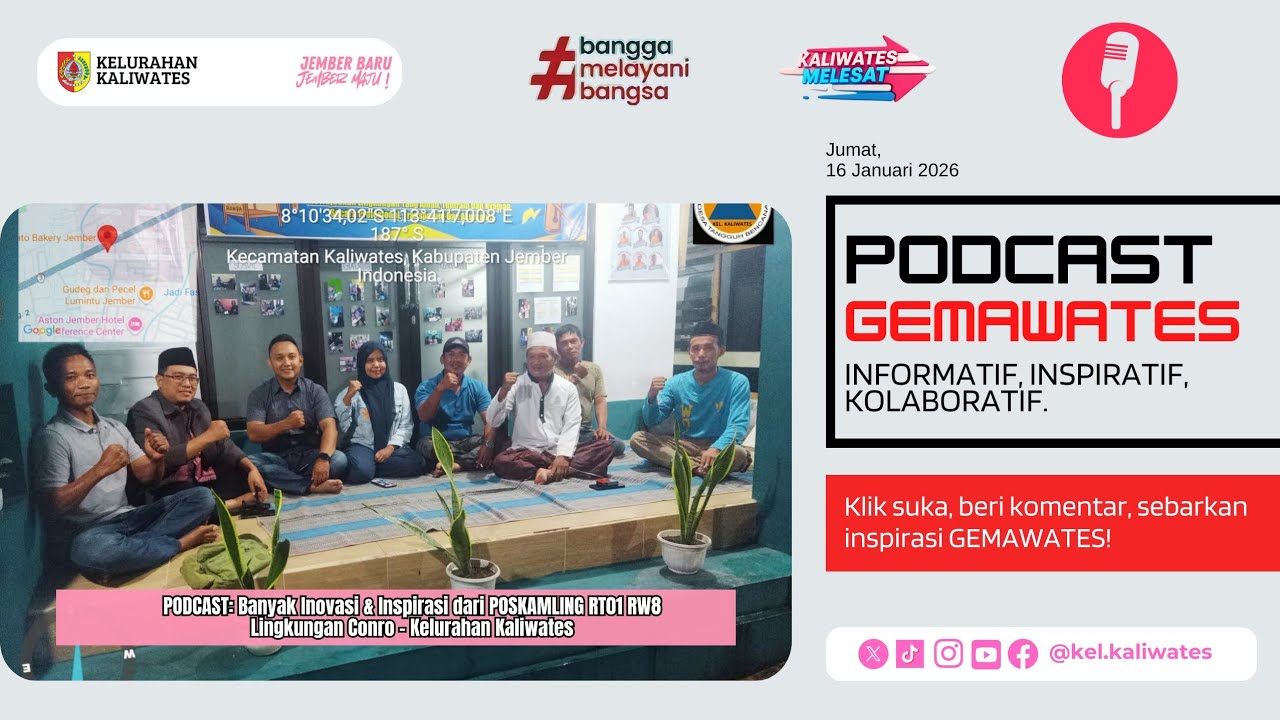 Tabungan Qurban, Inovasi & Inspirasi POSKAMLING RT01 RW8 Kelurahan Kaliwates