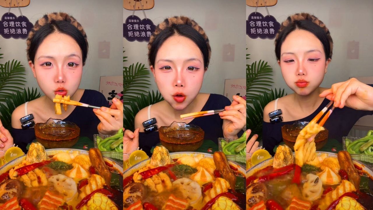 Extreme Spicy Mala Tang Mukbang | ASMR Chinese Hot Pot Eating Show | Spicy Food Challenge