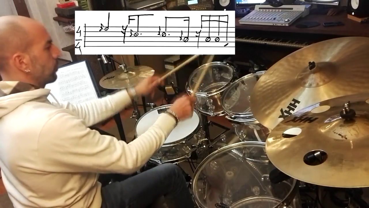 Elio e le Storie Tese - PAGANO  - VIDEO TUTORIAL (Francesco  Corona Drummer)