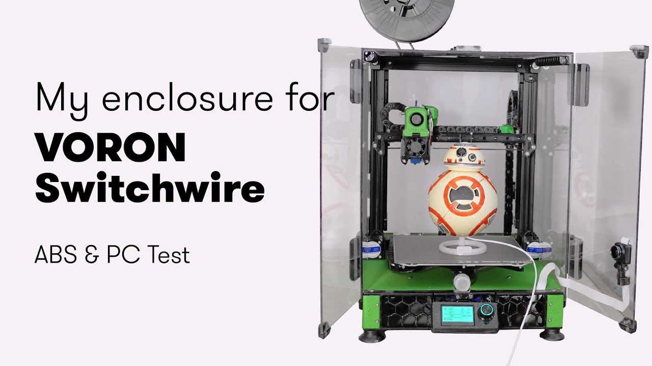 My Voron Switchwire enclosure. Test with ABS and PC.