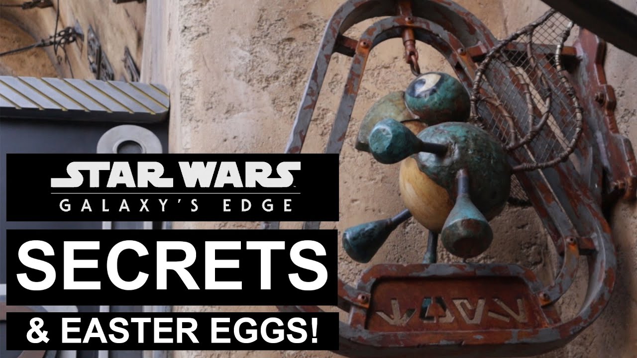 30 AMAZING Star Wars Galaxy's Edge Secrets and Easter Eggs!