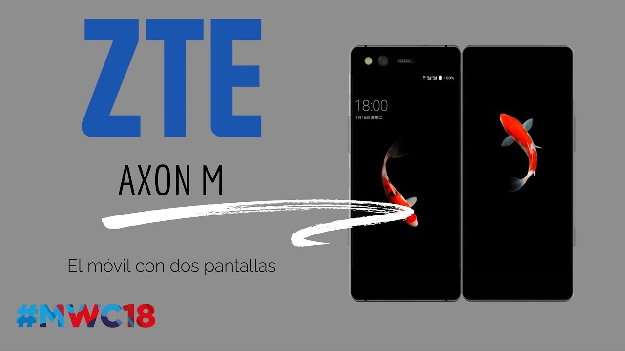 ZTE AXON M, el móvil con dos pantallas