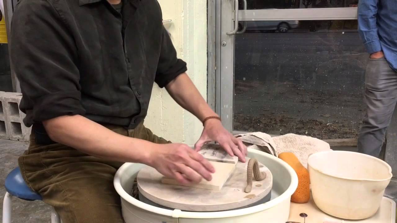 228. Hsin-Chuen Lin Making Various Handles for Mugs at Higher Fire Clay Studio Wednesday Night Class