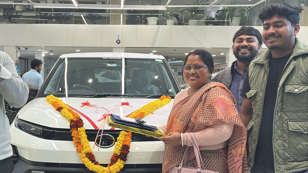 Обновленный Tata Punch белого цвета || Доставка базовой модели Tata Punch #tata #punch #facelift ...