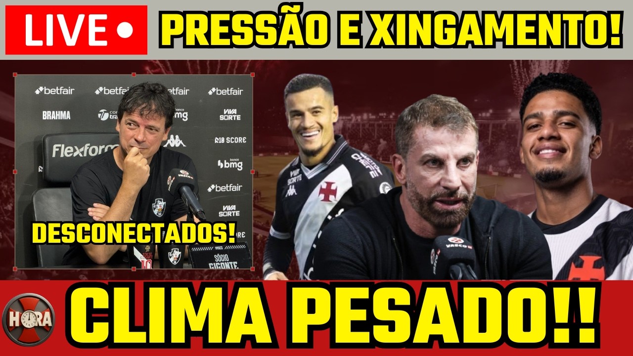 PRESSÃO TOTAL!! DINIZ E COUTINHO DESCONECTADOS!