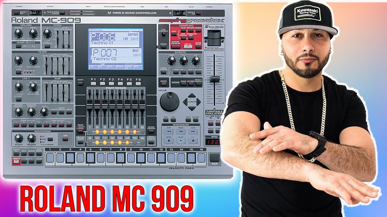 Что я думаю о Roland MC 909! Краткий обзор! Стоит ли покупать в 2020 году? Нажмите «Воспроизвести...