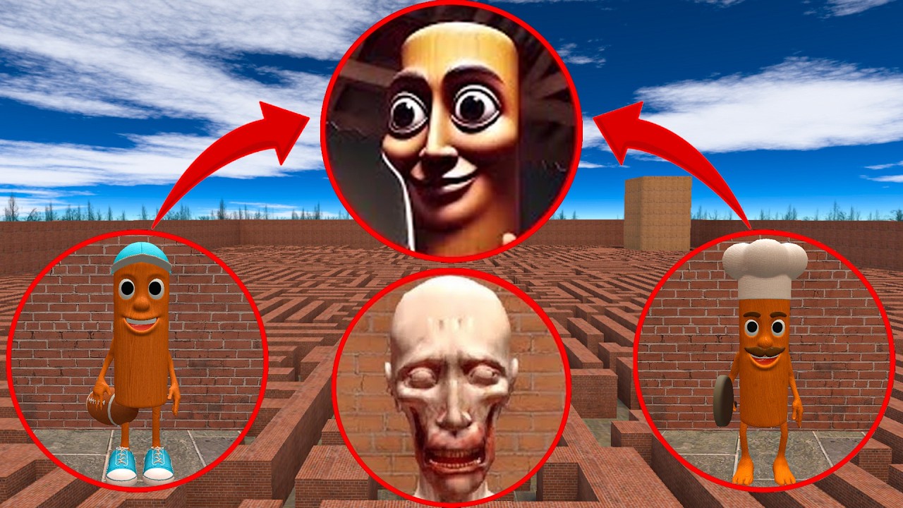 Best of SCP-096 VS Set Of 3 TUNG TUNG TUNG SAHUR in Garry’s Mod #37