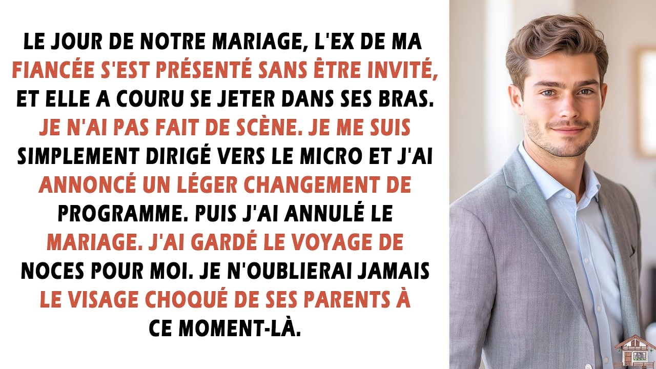 Le jour de notre mariage, l'ex de ma fiancée s'est présenté sans être invité, et elle a couru se...