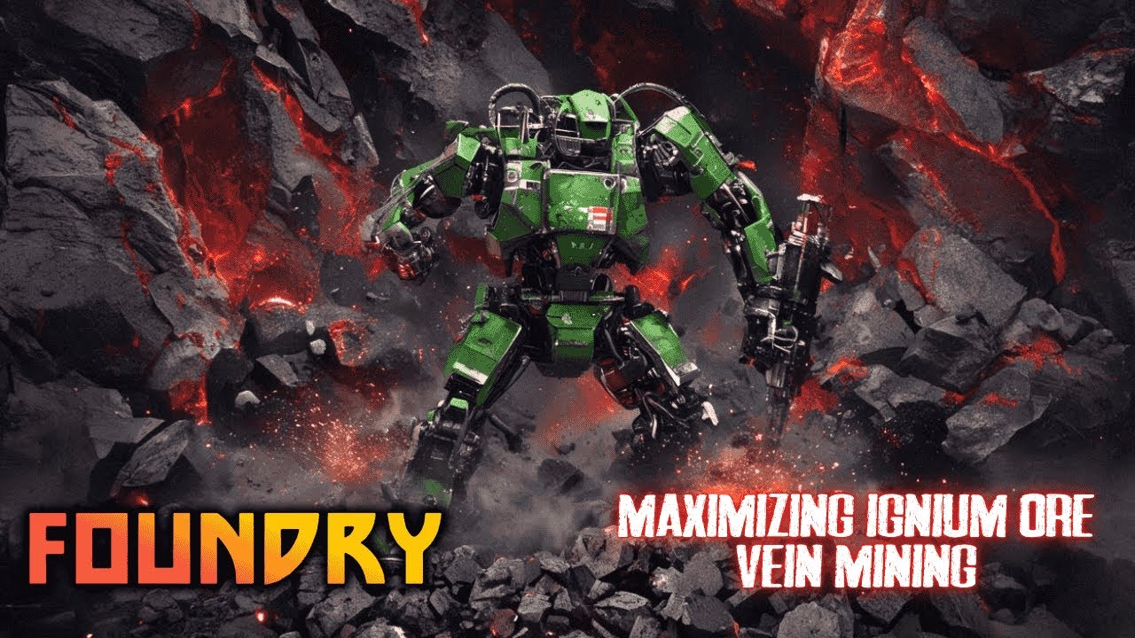 Maximizing Ignium Ore Vein Mining. | Foundry Gameplay EP39 2025