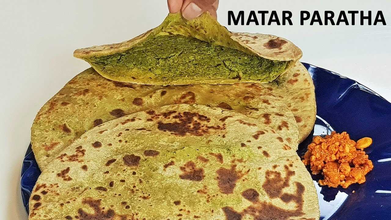 Рецепт паратхи с зелёным горошком | Как приготовить матар паратху | MadhurasRecipe Ep - 674