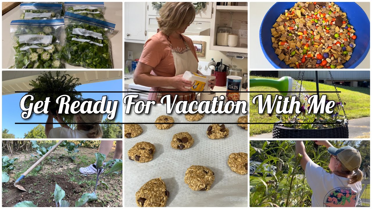 Get Ready For Vacation With Me | Fall Snack Mix | Gluten Free Breakfast Cookies