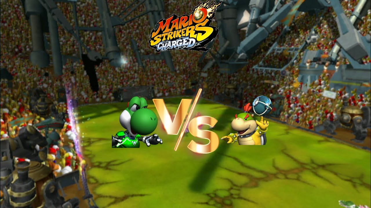 Mario Strikers Charged: Yoshi vs Bowser Jr [The Vice]