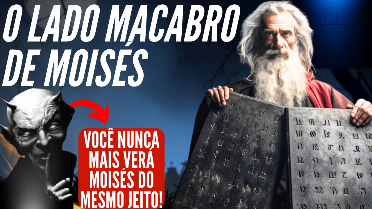 O lado MACABRO de MOISÉS - Você nunca mais verá Moisés do mesmo jeito