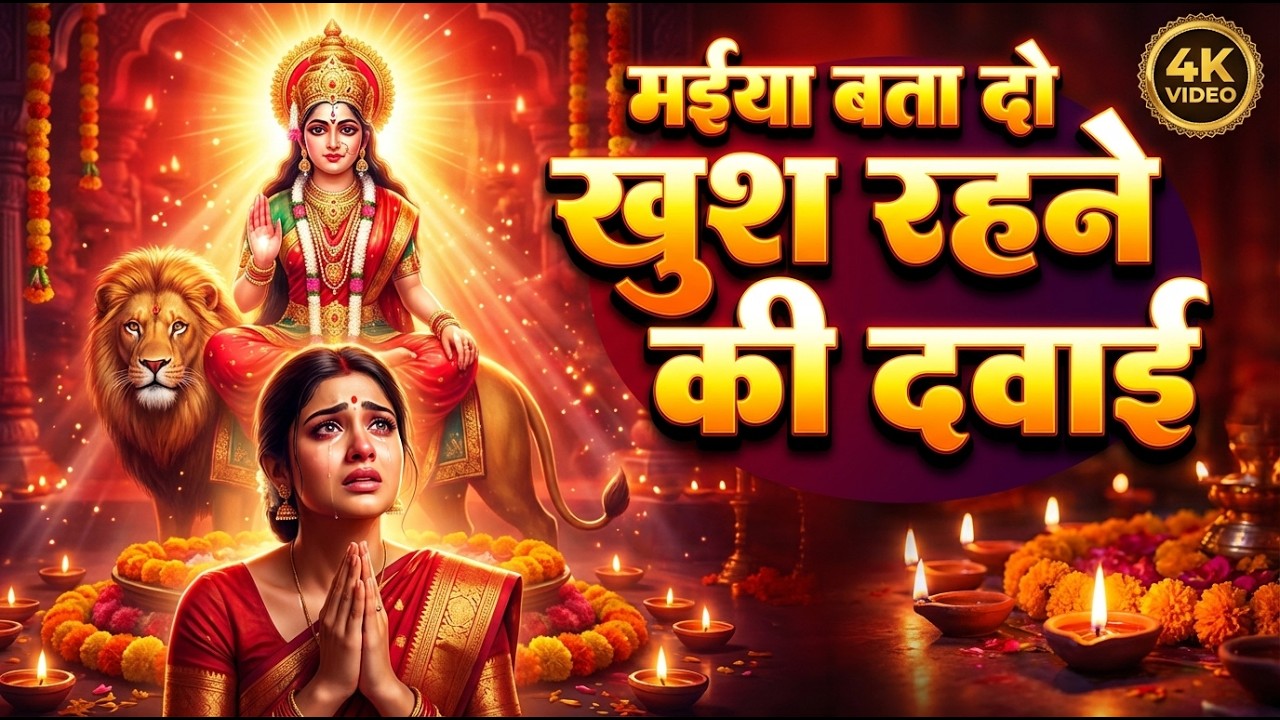 मईया बता दो खुश रहने की दवाई | Mata Rani Bhajan | Jai Mata Di | Durga Bhakti Song | Navratri Song