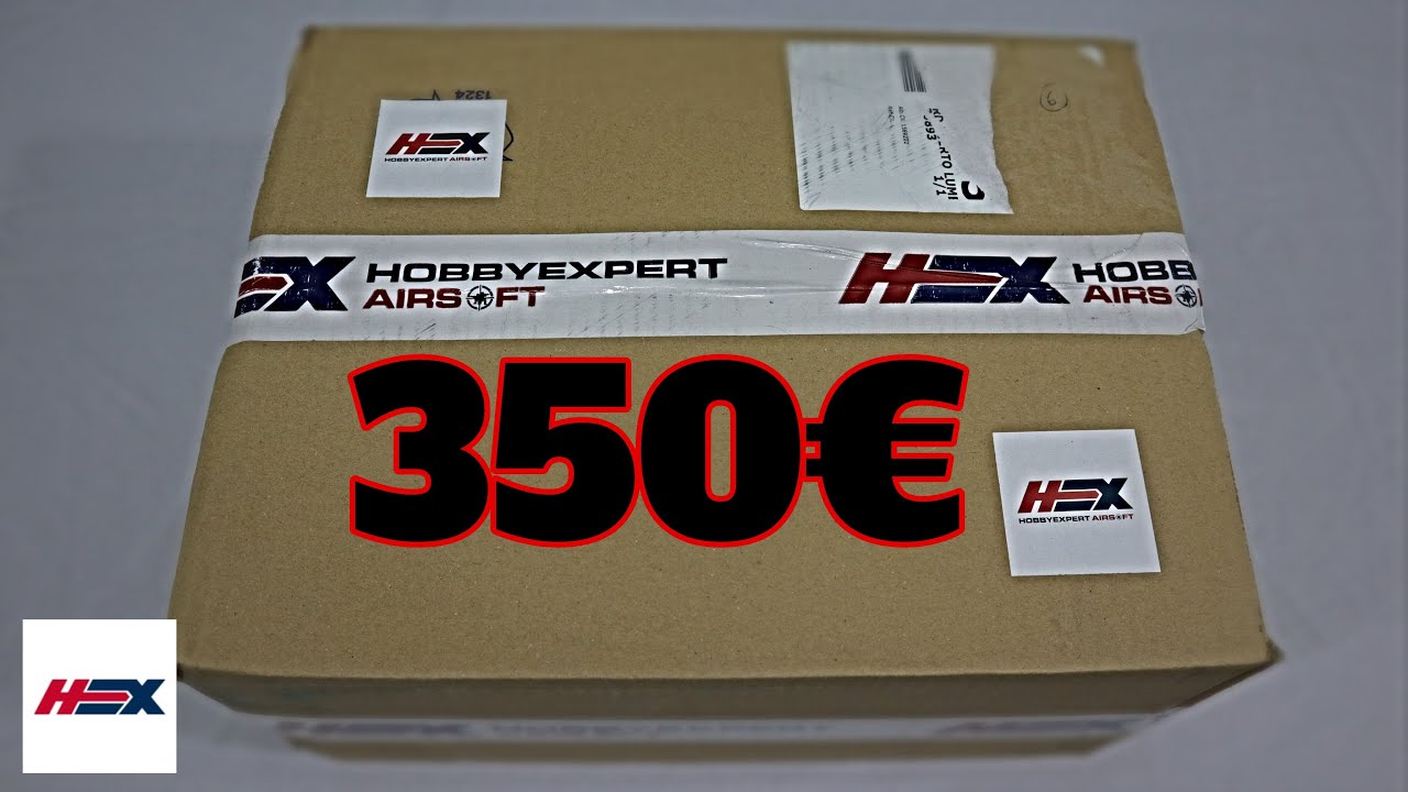UNBOXING HOBBYEXPERT - 350&euro; - AIRSOFT ESPA&Ntilde;A