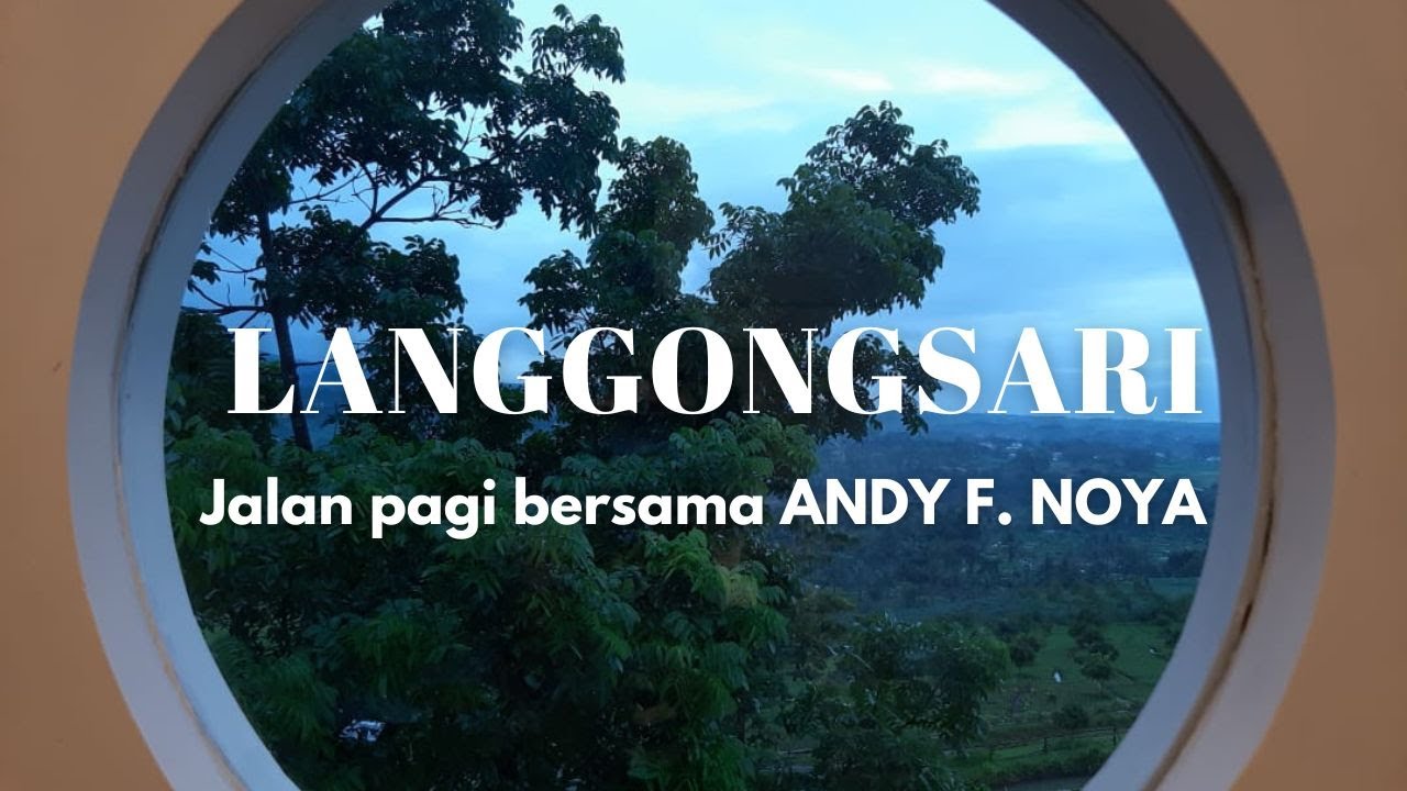 Jalan pagi bersama Andy F. Noya di Langgongsari Purwokerto