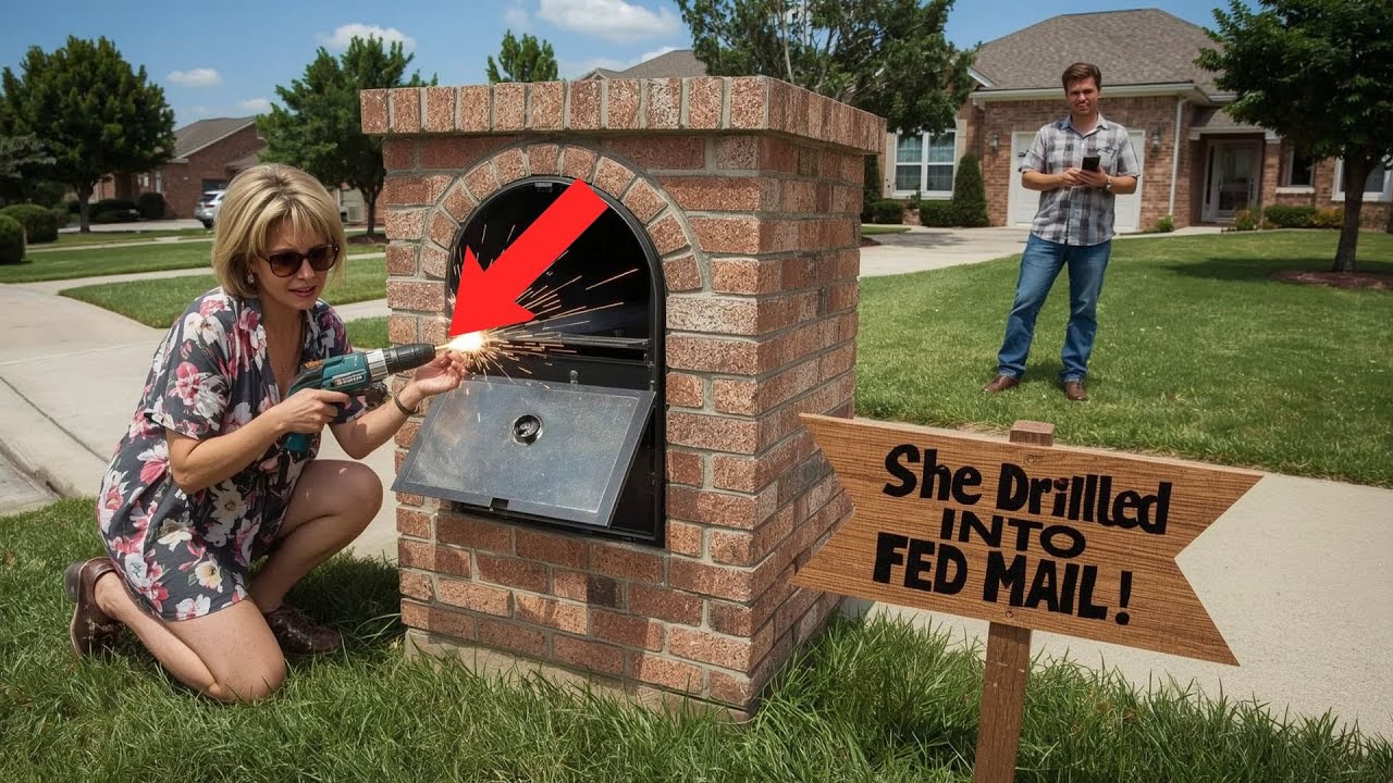 HOA Karen Drilled Into My Mailbox—Didn’t Know It’s Federal Property With a Hidden Camera