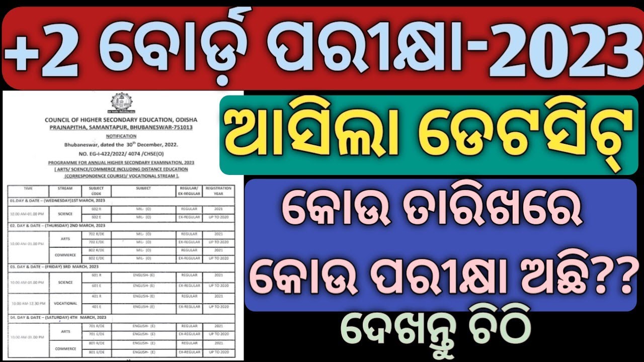 +2 Board exam 2023/datesheet/+2 board exam datesheet/Chse Learning Hoop/chse exam news today/
