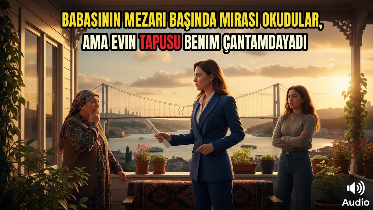 Babasının Mezarı Başında Mirası Okudular, Ama Evin Tapusu Benim Çantamdaydı ve Onlar Sokakta Kaldı