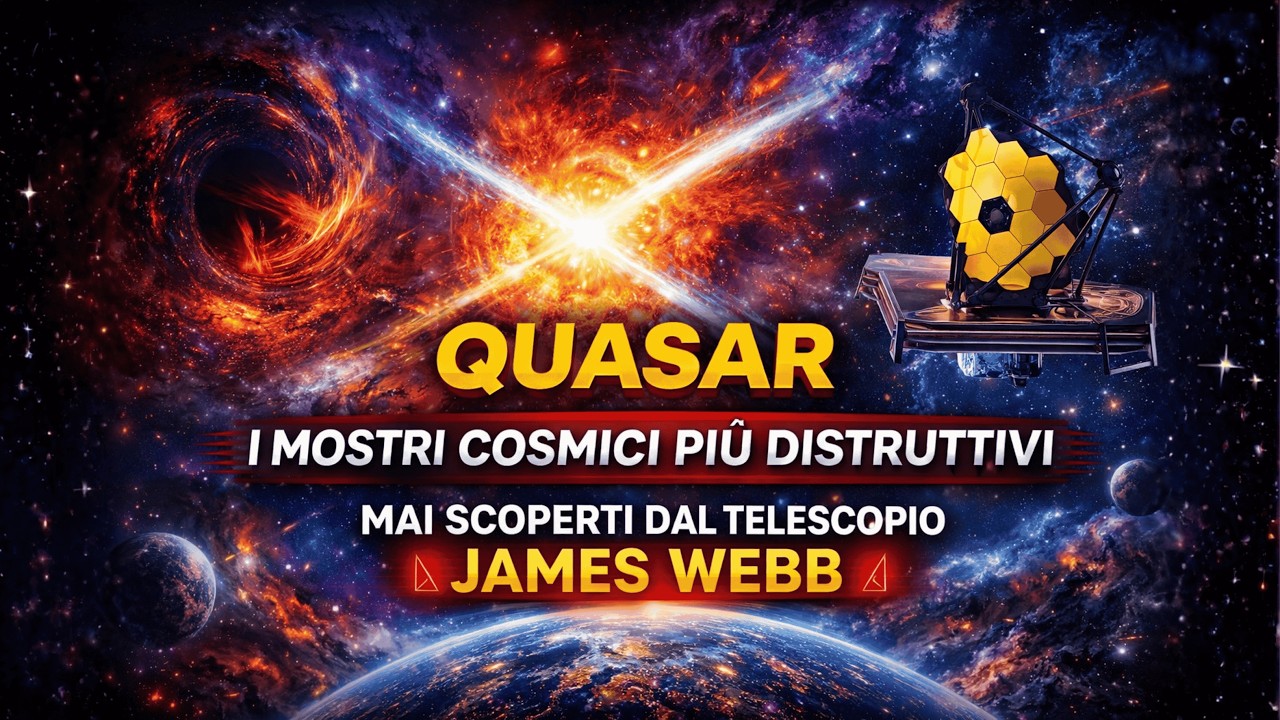 Quasar | I Mostri Cosmici Più Distruttivi Mai Scoperti dal Telescopio James Webb